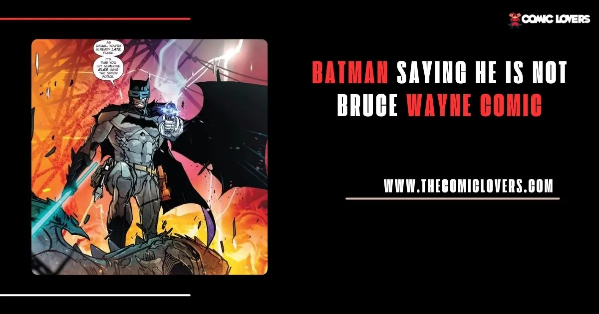 10 Best Batman Saying He Is Not Bruce Wayne Comic