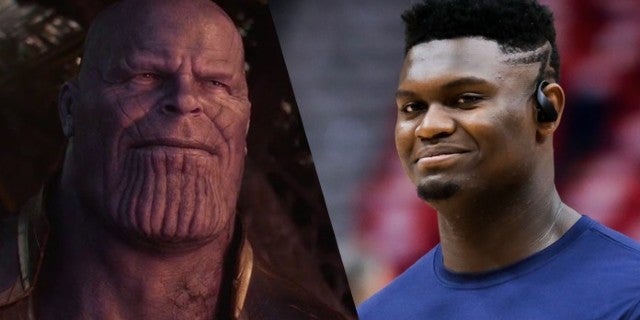 TNT Celebrates Zion Williamson’s NBA Debut With Epic Thanos Crossover